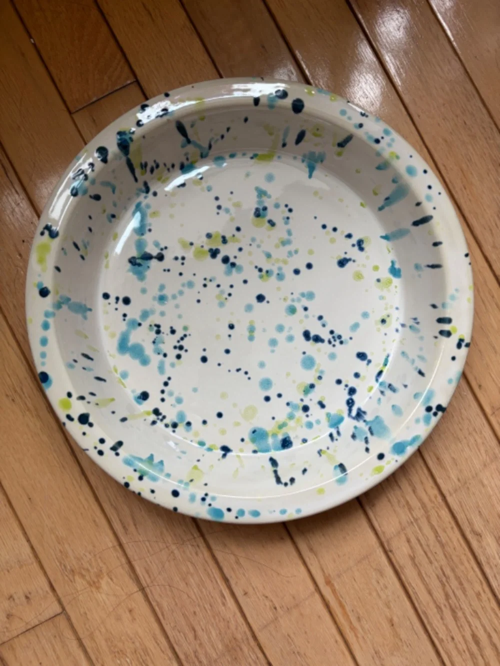 Anthropologie Clea Speckled Pie Dish